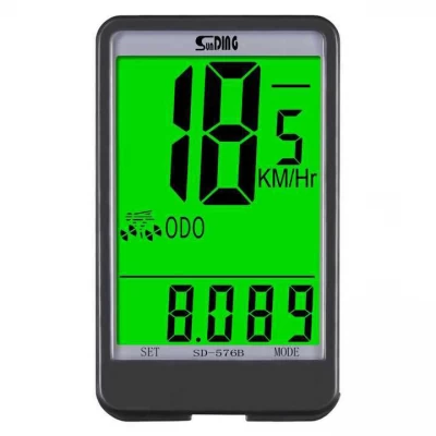 Велокомпьютер SD-576B, подсветка дисплея, 17 функций,Waterproof