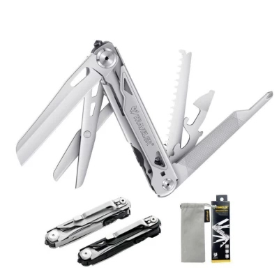 Мультитул Traveler MQ063G Silver, многофункциональный инструмент 11 см, 148 г Мультитул Traveler MQ063G Silver, многофункциональный инструмент 11 см, 148 г