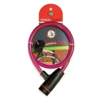 Замок велосипедный KIHUU LOCK 187, 15*100 тросовый, 2 ключа