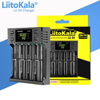 Зарядное устройство LiitoKala Lii-S4, 4Х-18650, 26650, АА, ААА Li-Ion, LiFePO4, NiMH, ОРИГИНАЛ