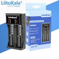 Зарядное устройство LiitoKala Lii-C2, 2x21700/ 26650/ 18350/ 16340/ 18500