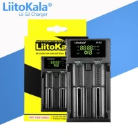 Зарядное устройство LiitoKala Lii-S2, 2x-18650, 26650, АА, ААА Li-Ion, LiFePO4, NiMH, ОРИГИНАЛ