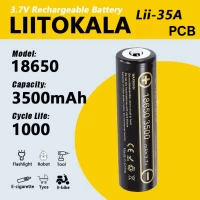 Аккумулятор 18650, LiitoKala 35A-PCB, 3500mAh, С ЗАЩИТОЙ, ОРИГИНАЛ