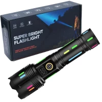 Фонарь NIGHT VISION FLUORESCENCE G671/G25 WHITE LASER LED PM30-TG, 1х26650/3xAAA, Power Bank, ЗУ Type-C, zoom, Box Фонарь NIGHT VISION FLUORESCENCE G671/G25 WHITE LASER LED PM30-TG, 1х26650/3xAAA, Power Bank, ЗУ Type-C, zoom, Box