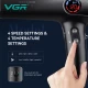 Фен профессиональный VGR V-469, 4 уровня обдува, 4 уровня температуры, 2 насадки, 2400 Вт