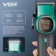 Комплект VGR 2 в 1 V-885 S2 GREEN, аккумуляторная машинка для стрижки (clipper) и триммер