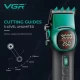Комплект VGR 2 в 1 V-885 S2 GREEN, аккумуляторная машинка для стрижки (clipper) и триммер