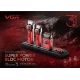 Комплект VGR STEPLERSS PRO 3 IN 1 RED, машинка для стрижки (Clipper), триммер, электробритва