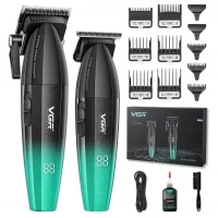 Комплект VGR 2 в 1 V-640 S2 GREEN аккумуляторная машинка для стрижки (clipper) и триммер Комплект VGR 2 в 1 V-640 S2 GREEN аккумуляторная машинка для стрижки (clipper) и триммер