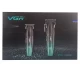 Комплект VGR 2 в 1 V-640 S2 GREEN аккумуляторная машинка для стрижки (clipper) и триммер