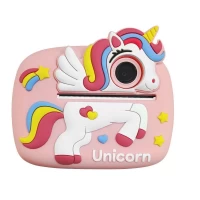 Дитячий фотоапарат миттєвого друку D1-A, PINK UNICORN