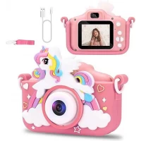 Дитячий фотоапарат X2A, PINK UNICORN