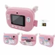 Дитячий фотоапарат миттєвого друку YT008, PINK UNICORN з підтримкою microSD card, 3Y+