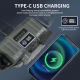 Фонарь налобный NIGHT VISION FLUORESCENCE 8098-TG, IPX4, 2x18650, ЗУ Type-C, zoom, Box
