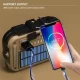 Фонарь кемпинг TZD-01-COB(White+Yellow+Red+Blue)-PRO, Power Bank, Li-Ion акк., солнечная батарея, ЗУ Type-C, магнит, крюк, Box