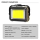 Фонарь кемпинг TZD-01-COB(White+Yellow+Red+Blue)-PRO, Power Bank, Li-Ion акк., солнечная батарея, ЗУ Type-C, магнит, крюк, Box