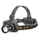 Фонарь налобный BL-T701B-TG, 2x18650, ЗУ Type-C, zoom, Box