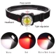 Фонарь налобный BL-F006-COB(White+Red), ЗУ Type-C, Li-Ion аккумулятор, Box