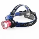 Фонарь налобный RN-1622-T6, 2x18650, ЗУ Type-C, zoom, Box