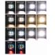 Фонарь кемпинг W894-1-4COB(White+Yellow)+5SMD(Red), Power bank, 2x18650, ЗУ Type-C, магнит, крюк