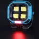 Фонарь кемпинг W894-1-4COB(White+Yellow)+5SMD(Red), Power bank, 2x18650, ЗУ Type-C, магнит, крюк