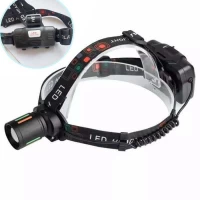 Фонарь налобный NIGHT VISION FLUORESCENCE W668-TG, 2x18650, ЗУ Type-C, zoom, Box