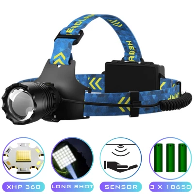 Фонарь налобный BL-25CC-P360, 3x18650, Power Bank, ЗУ Type-C, zoom, Box Фонарь налобный BL-25CC-P360, 3x18650, Power Bank, ЗУ Type-C, zoom, Box