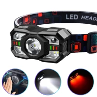 Фонарь налобный XS-09-LM+6SMD(WHITE+RED), Motion Sensor, Li-Ion аккум., ЗУ Type-C Фонарь налобный XS-09-LM+6SMD(WHITE+RED), Motion Sensor, Li-Ion аккум., ЗУ Type-C