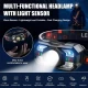 Фонарь налобный XS-09-LM+6SMD(WHITE+RED), Motion Sensor, Li-Ion аккум., ЗУ Type-C