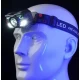 Фонарь налобный XS-09-LM+6SMD(WHITE+RED), Motion Sensor, Li-Ion аккум., ЗУ Type-C