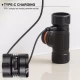 Фонарь налобный 5846-XPG, 1x16340, ЗУ Type-C, магнит, zoom, Box