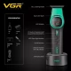 Триммер VGR V-885T GREEN, 4 насадки, LED display