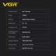 Триммер VGR V-885T GREEN, 4 насадки, LED display
