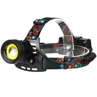 Фонарь налобный XQ-172-T6+COB, 2x18650, ЗУ microUSB, Box