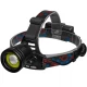 Фонарь налобный XQ-172-T6+COB, 2x18650, ЗУ microUSB, Box