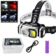 Фонарь налобный HX-T60-5SMD+COB(White+Red), Waterproof, 1x18650, ЗУ Type-C, магнит, Box Фонарь налобный HX-T60-5SMD+COB(White+Red), Waterproof, 1x18650, ЗУ Type-C, магнит, Box