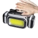 Фонарь налобный HX-T80S-COB(White+Red), Motion Sensor, Waterproof, 1x18650, ЗУ Type-C, магнит, Box