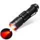Фонарь K11-XPE(Red), 1хАА/1x14500, 1 РЕЖИМ, zoom, зажим