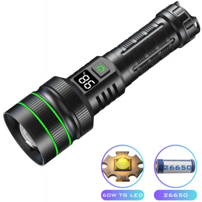 Фонарь BL-TK-X1-TG-60W, 1x26650, Power Bank, ЗУ Type-C, zoom, Box