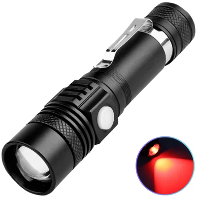 Фонарь 608-T6(Red), 1x18650, ЗУ microUSB, zoom Фонарь 608-T6(Red), 1x18650, ЗУ microUSB, zoom