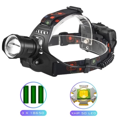 Фонарь налобный XQ-219-HP50, Power Bank, 3x18650, signal light, индикация заряда, ЗУ microUSB, Box Фонарь налобный XQ-219-HP50, Power Bank, 3x18650, signal light, индикация заряда, ЗУ microUSB, Box