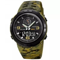 Часы наручные 1655CMGNBK SKMEI, ARMY GREEN CAMO-BLACK, UKRAINE