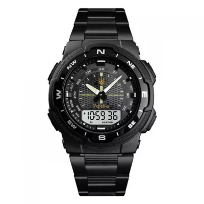 Часы наручные 1370BKWT SKMEI, BLACK/WHITE, UKRAINE