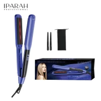Выпрямитель для волос IPARAH P-104B BLUE, 4 режима, 100-230°C, керамическое покрытие, LED display, 55-62 W