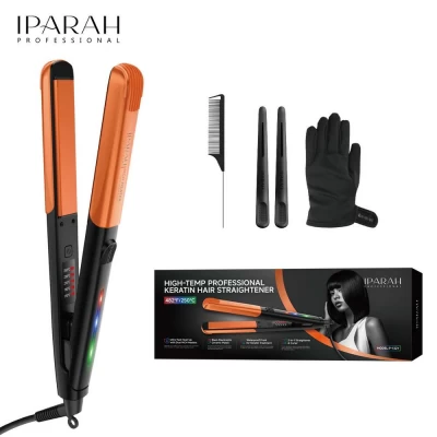 Выпрямитель для волос IPARAH P-132Y ORANGE, 170-250°C, керамическое покрытие, LED display, 58 W