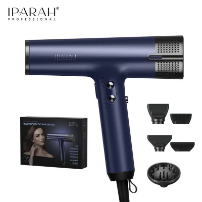Профессиональный фен IPARAH P-390B BLUE, 4 уровня обдува, 4 уровня температуры, 110000RPM, 1500-1700W