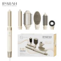 Фен-стайлер IPARAH 6 в 1 P-500W WHITE, 6 насадок, 3 режима, 4 режима температуры, 110000 RPM, 1400W