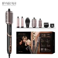 Фен-стайлер IPARAH 7 в 1 P-510B BLACK, 7 насадок, 3 режима, 4 режима температуры, 105000 RPM, 1400W