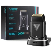 Электробритва VGR V-334 шейвер, двойное лезвие, 8000-10000 RPM, LED Display