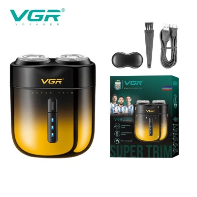 Электробритва VGR V-348 GOLD, роторная, IPX6